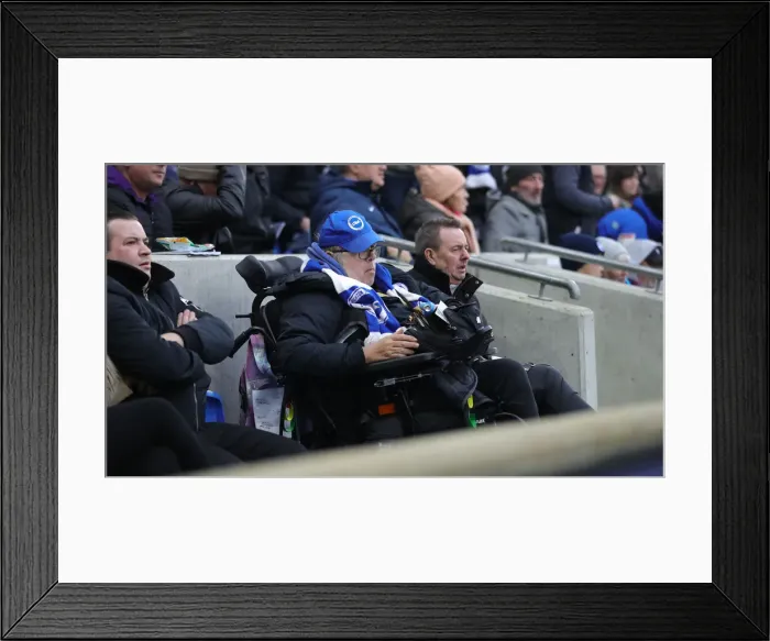 Framed Print : Brighton and Hove Albion vs. Chelsea: A Premier League Battle at American Express Community Stadium (01.01.20)