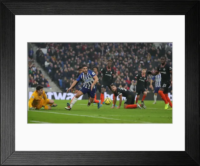 Framed Print : Brighton and Hove Albion vs. Chelsea: A Premier League Battle at American Express Community Stadium (01.01.20) Framed Print : Brighton and Hove Albion vs. Chelsea: A Premier League Battle at American Express Community Stadium (01.01.20)