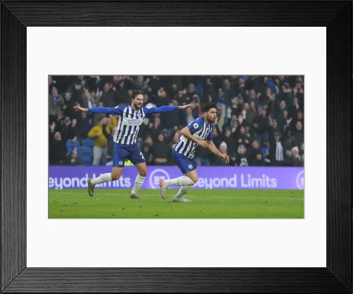 Framed Print : Premier League Showdown: Brighton & Hove Albion vs. Chelsea (01JAN20) - American Express Community Stadium Framed Print : Premier League Showdown: Brighton & Hove Albion vs. Chelsea (01JAN20) - American Express Community Stadium