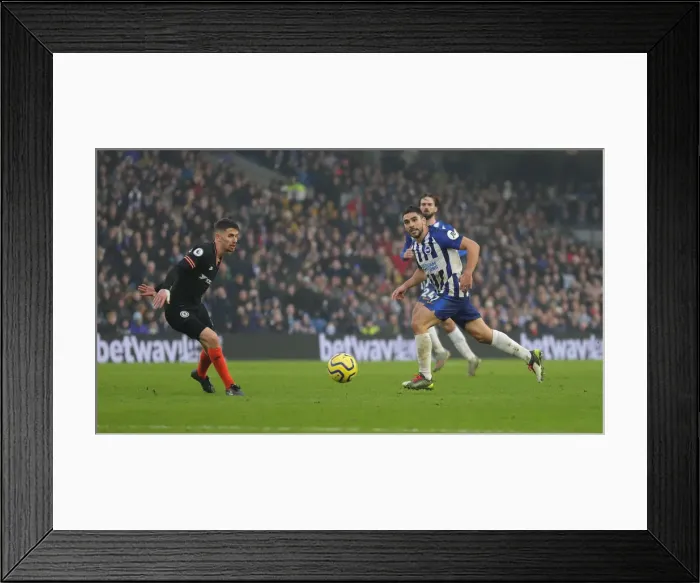 Framed Print : Brighton and Hove Albion vs. Chelsea: A Premier League Battle at American Express Community Stadium (01.01.20) Framed Print : Brighton and Hove Albion vs. Chelsea: A Premier League Battle at American Express Community Stadium (01.01.20)