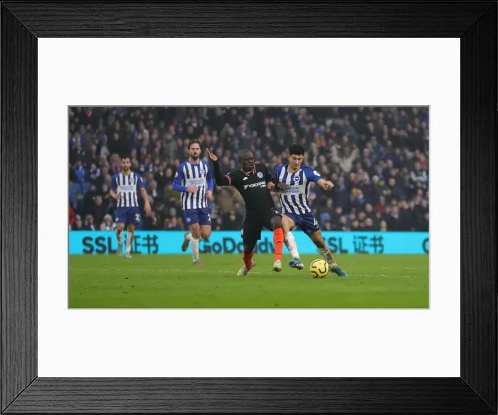 Framed Print : Brighton and Hove Albion vs. Chelsea: A Premier League Battle at American Express Community Stadium (01.01.20) Framed Print : Brighton and Hove Albion vs. Chelsea: A Premier League Battle at American Express Community Stadium (01.01.20)