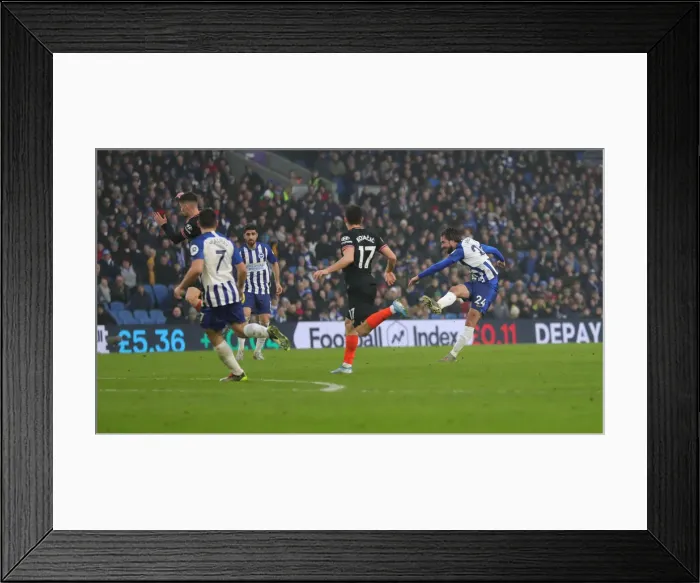 Framed Print : Brighton and Hove Albion vs. Chelsea: A Premier League Battle at American Express Community Stadium (01.01.20) Framed Print : Brighton and Hove Albion vs. Chelsea: A Premier League Battle at American Express Community Stadium (01.01.20)