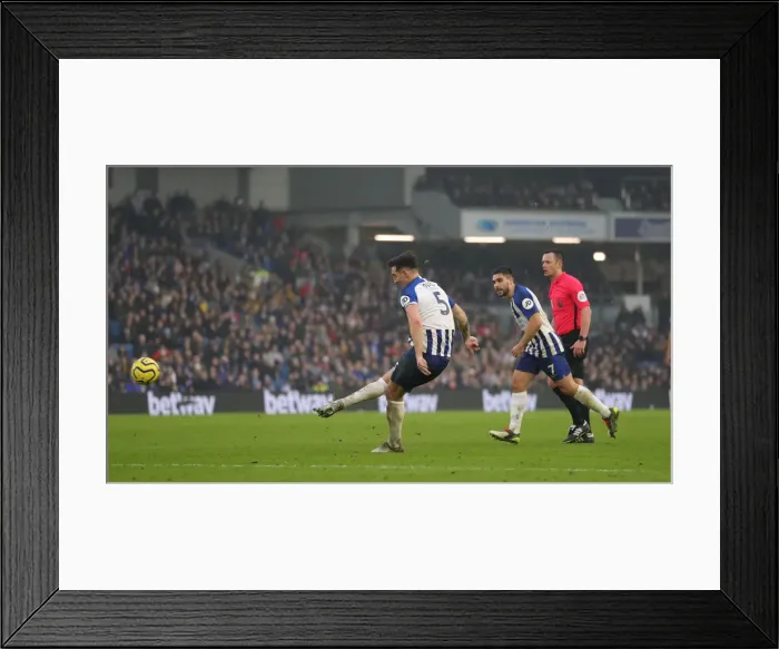 Framed Print : Brighton and Hove Albion vs. Chelsea: A Premier League Battle at American Express Community Stadium (01.01.20)