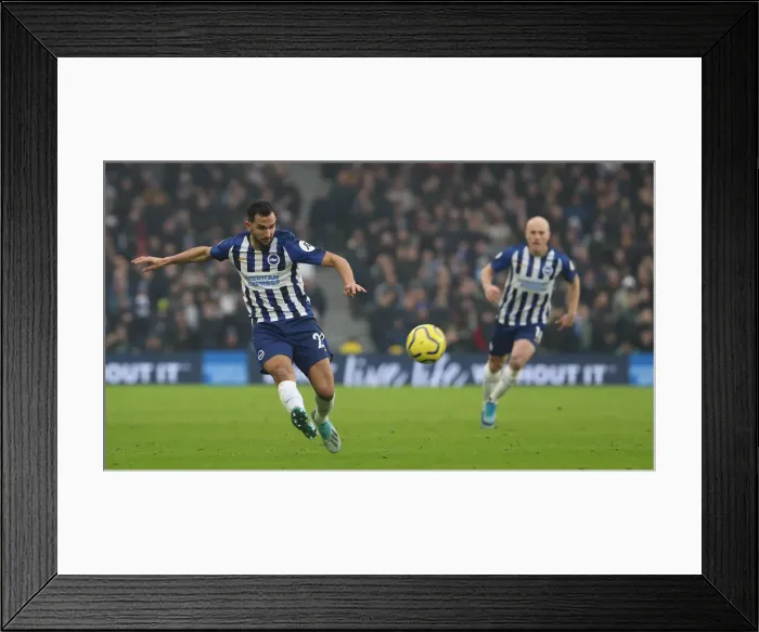 Framed Print : Brighton and Hove Albion vs. Chelsea: A Premier League Battle at American Express Community Stadium (01.01.20)