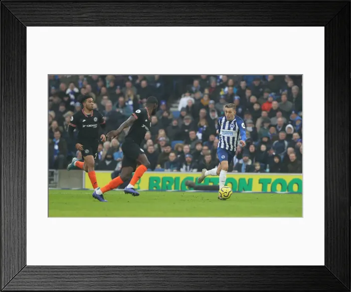 Framed Print : Brighton and Hove Albion vs. Chelsea: A Premier League Battle at American Express Community Stadium (01.01.20) Framed Print : Brighton and Hove Albion vs. Chelsea: A Premier League Battle at American Express Community Stadium (01.01.20)