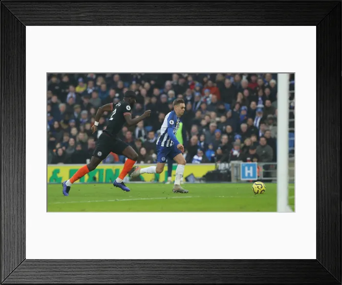 Framed Print : Brighton and Hove Albion vs. Chelsea: A Premier League Showdown at American Express Community Stadium (01.01.20) Framed Print : Brighton and Hove Albion vs. Chelsea: A Premier League Showdown at American Express Community Stadium (01.01.20)