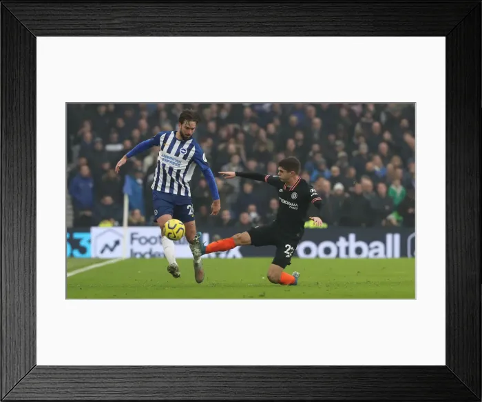 Framed Print : Brighton and Hove Albion vs. Chelsea: A Premier League Battle at American Express Community Stadium (01.01.20) Framed Print : Brighton and Hove Albion vs. Chelsea: A Premier League Battle at American Express Community Stadium (01.01.20)