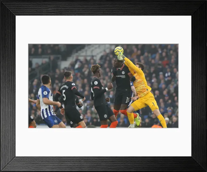 Framed Print : Brighton and Hove Albion vs. Chelsea: A Premier League Battle at American Express Community Stadium (01.01.20) Framed Print : Brighton and Hove Albion vs. Chelsea: A Premier League Battle at American Express Community Stadium (01.01.20)