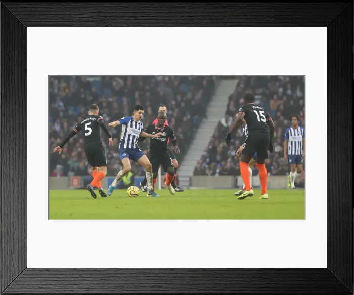 Framed Print : Premier League Showdown: Brighton & Hove Albion vs. Chelsea (01JAN20) - American Express Community Stadium