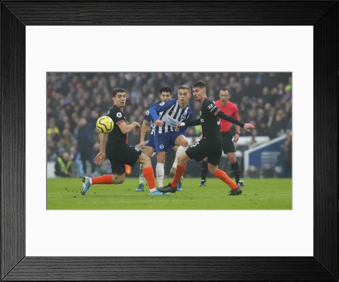 Framed Print : Brighton and Hove Albion vs. Chelsea: A Premier League Battle at American Express Community Stadium (01.01.20) Framed Print : Brighton and Hove Albion vs. Chelsea: A Premier League Battle at American Express Community Stadium (01.01.20)