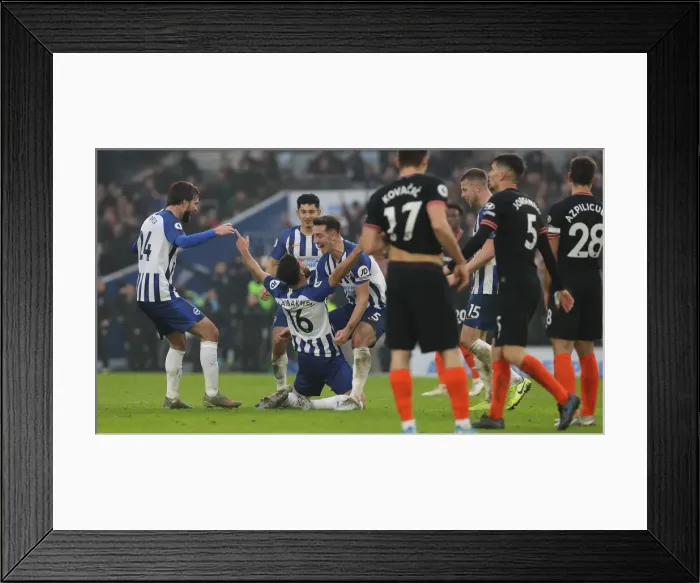 Framed Print : Brighton and Hove Albion vs. Chelsea: A Premier League Battle at American Express Community Stadium (01.01.20) Framed Print : Brighton and Hove Albion vs. Chelsea: A Premier League Battle at American Express Community Stadium (01.01.20)
