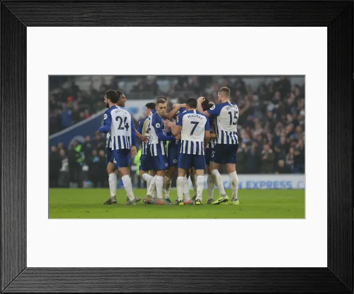 Framed Print : Brighton and Hove Albion vs. Chelsea: A Battle at the American Express Community Stadium (01.01.2020) Framed Print : Brighton and Hove Albion vs. Chelsea: A Battle at the American Express Community Stadium (01.01.2020)