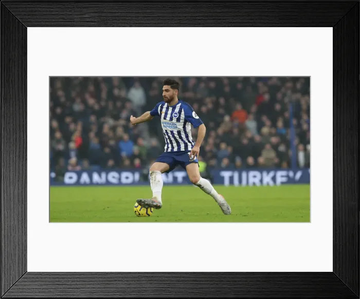 Framed Print : Brighton and Hove Albion vs. Chelsea: A Premier League Battle at American Express Community Stadium (01.01.20)