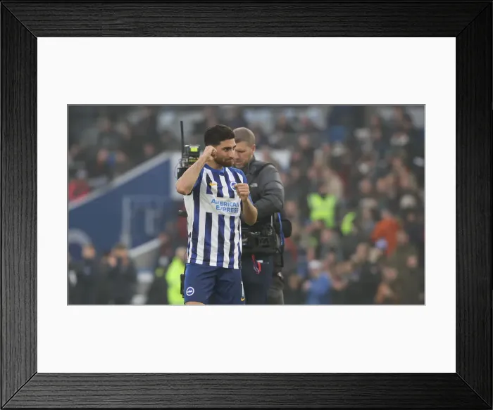 Framed Print : Brighton and Hove Albion vs. Chelsea: A Premier League Battle at American Express Community Stadium (01.01.20)