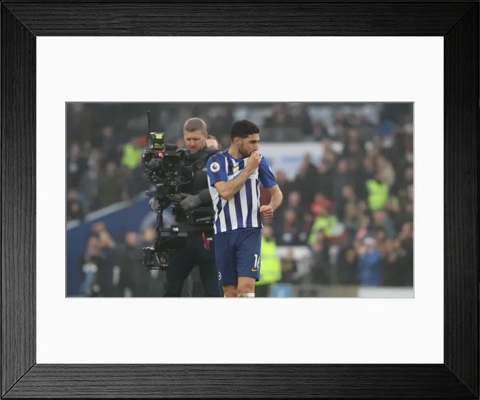 Framed Print : Brighton and Hove Albion vs. Chelsea: A Premier League Battle at American Express Community Stadium (01.01.20)
