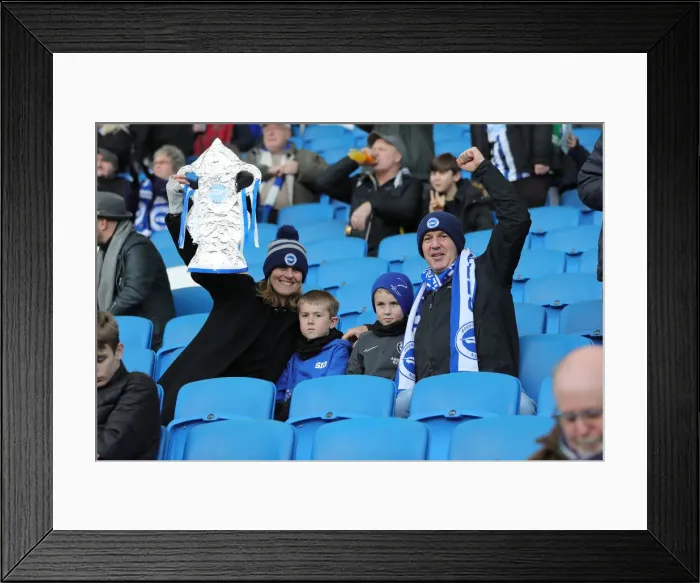 Framed Print : FA Cup Third Round: Brighton & Hove Albion vs. Sheffield Wednesday at American Express Community Stadium (04.01.20) Framed Print : FA Cup Third Round: Brighton & Hove Albion vs. Sheffield Wednesday at American Express Community Stadium (04.01.20)