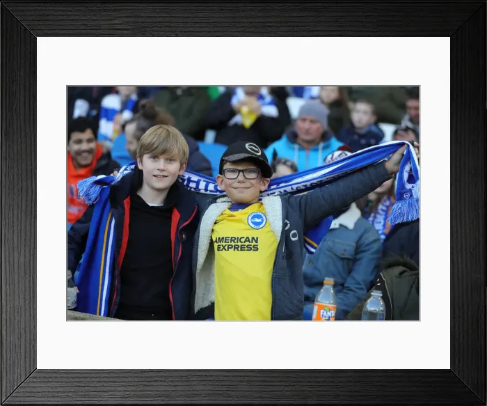 Framed Print : FA Cup Third Round: Brighton & Hove Albion vs. Sheffield Wednesday at American Express Community Stadium (04.01.2020) Framed Print : FA Cup Third Round: Brighton & Hove Albion vs. Sheffield Wednesday at American Express Community Stadium (04.01.2020)