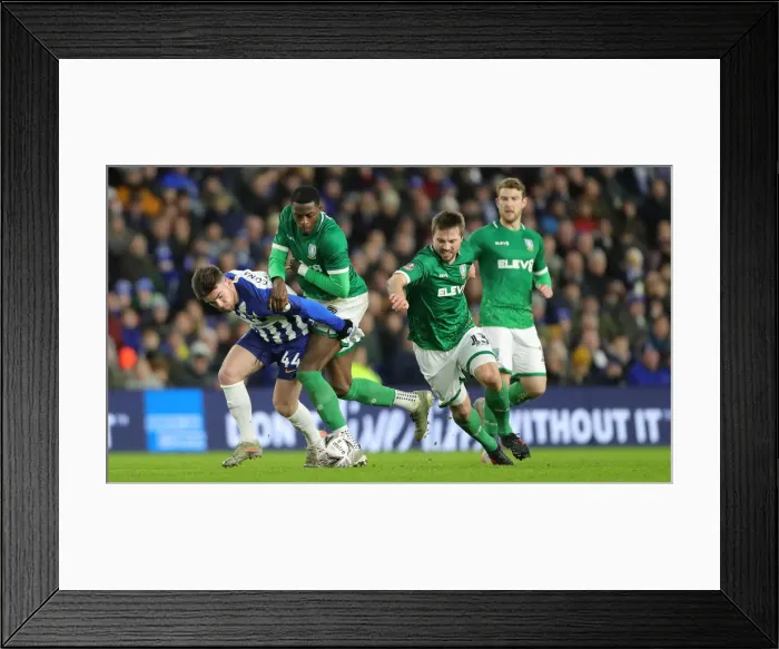 Framed Print : Brighton and Hove Albion vs. Sheffield Wednesday: FA Cup Third Round Clash at American Express Community Stadium (04JAN20) Framed Print : Brighton and Hove Albion vs. Sheffield Wednesday: FA Cup Third Round Clash at American Express Community Stadium (04JAN20)