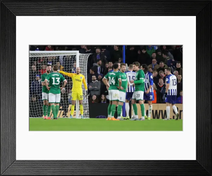 Framed Print : Brighton & Hove Albion vs. Sheffield Wednesday: FA Cup Clash at American Express Community Stadium (04JAN20) Framed Print : Brighton & Hove Albion vs. Sheffield Wednesday: FA Cup Clash at American Express Community Stadium (04JAN20)
