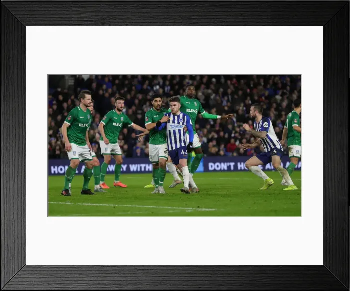 Framed Print : Brighton & Hove Albion vs. Sheffield Wednesday: FA Cup Clash at American Express Community Stadium (04JAN20) Framed Print : Brighton & Hove Albion vs. Sheffield Wednesday: FA Cup Clash at American Express Community Stadium (04JAN20)