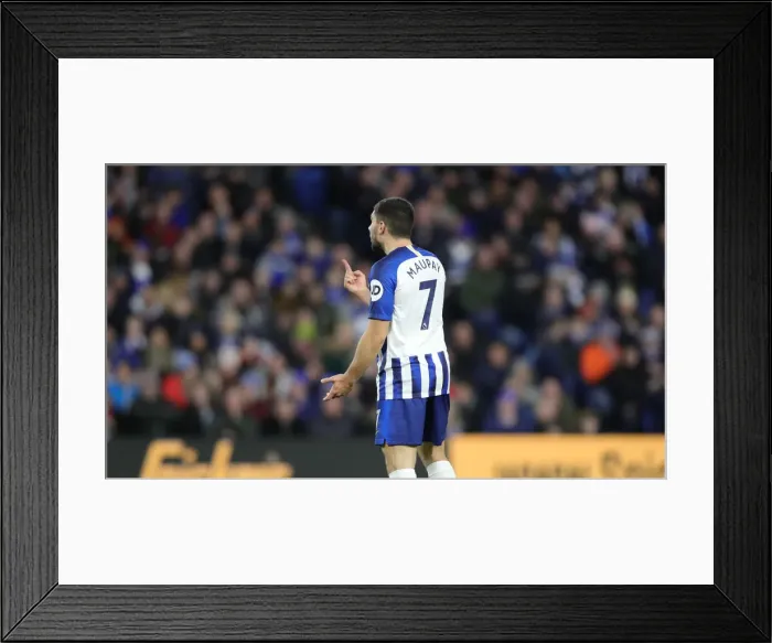Framed Print : Brighton and Hove Albion vs. Sheffield Wednesday: FA Cup 3rd Round Battle at American Express Community Stadium (04JAN20) Framed Print : Brighton and Hove Albion vs. Sheffield Wednesday: FA Cup 3rd Round Battle at American Express Community Stadium (04JAN20)