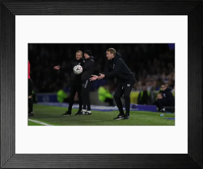 Framed Print : FA Cup 3rd Round: Brighton & Hove Albion vs. Sheffield Wednesday at American Express Community Stadium (04.01.2020) Framed Print : FA Cup 3rd Round: Brighton & Hove Albion vs. Sheffield Wednesday at American Express Community Stadium (04.01.2020)