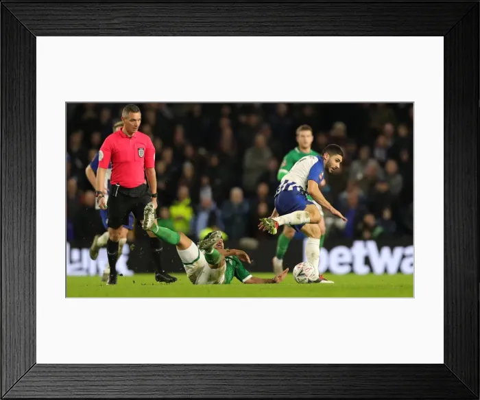 Framed Print : FA Cup Third Round: Brighton & Hove Albion vs. Sheffield Wednesday at American Express Community Stadium (04.01.20) Framed Print : FA Cup Third Round: Brighton & Hove Albion vs. Sheffield Wednesday at American Express Community Stadium (04.01.20)