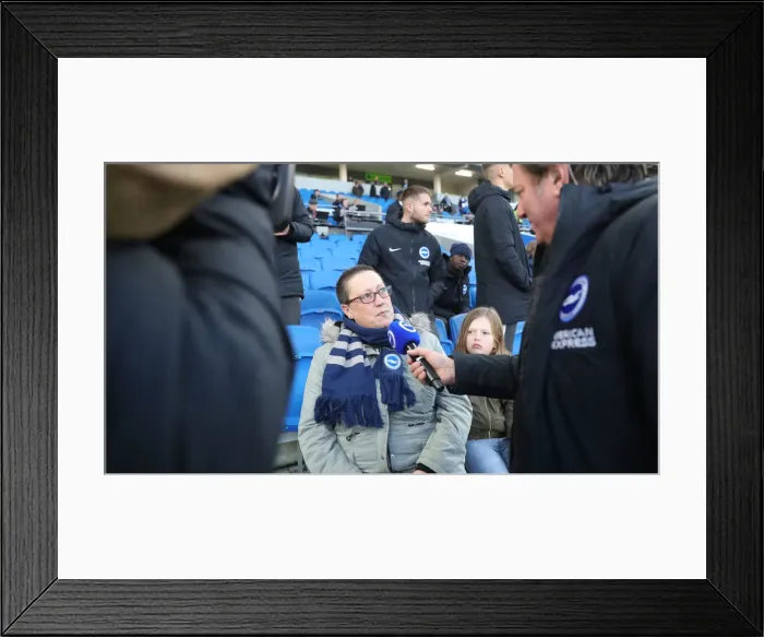 Framed Print : FA Cup 3rd Round: Brighton & Hove Albion vs. Sheffield Wednesday at American Express Community Stadium (04.01.20) Framed Print : FA Cup 3rd Round: Brighton & Hove Albion vs. Sheffield Wednesday at American Express Community Stadium (04.01.20)