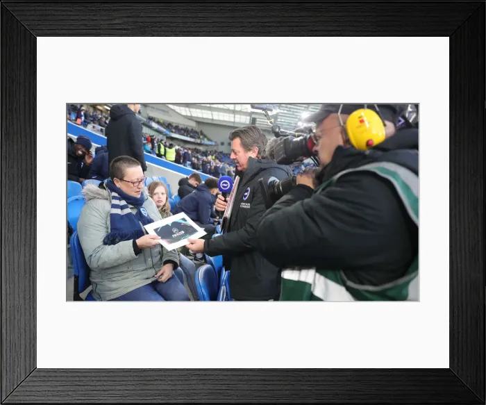Framed Print : FA Cup 3rd Round: Brighton & Hove Albion vs. Sheffield Wednesday (04.01.20) - American Express Community Stadium Framed Print : FA Cup 3rd Round: Brighton & Hove Albion vs. Sheffield Wednesday (04.01.20) - American Express Community Stadium