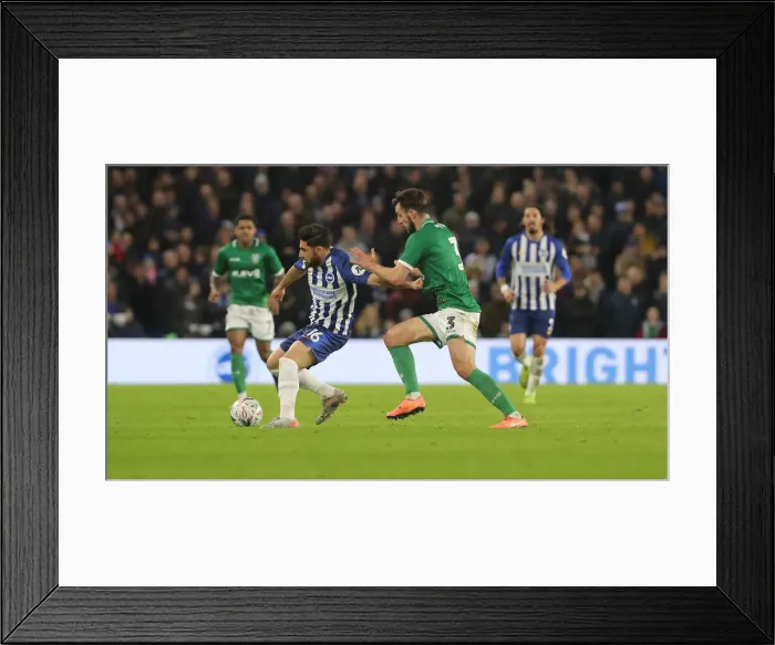 Framed Print : FA Cup Third Round: Brighton & Hove Albion vs. Sheffield Wednesday at American Express Community Stadium (04.01.20) Framed Print : FA Cup Third Round: Brighton & Hove Albion vs. Sheffield Wednesday at American Express Community Stadium (04.01.20)
