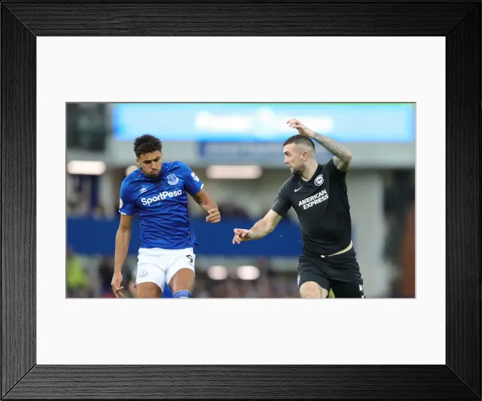 Framed Print : Intense Premier League Showdown: Everton vs. Brighton and Hove Albion at Goodison Park (11JAN20) Framed Print : Intense Premier League Showdown: Everton vs. Brighton and Hove Albion at Goodison Park (11JAN20)