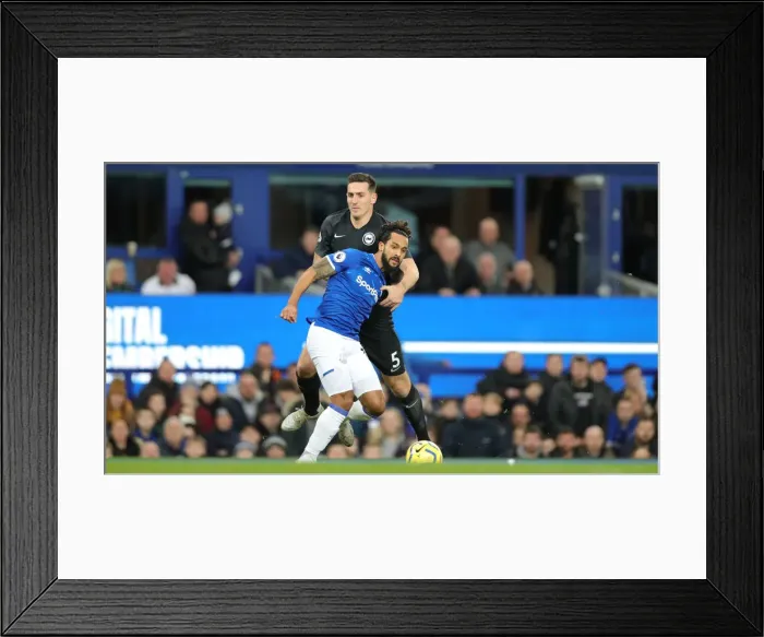 Framed Print : Intense Premier League Showdown: Everton vs. Brighton and Hove Albion at Goodison Park (11JAN20) Framed Print : Intense Premier League Showdown: Everton vs. Brighton and Hove Albion at Goodison Park (11JAN20)