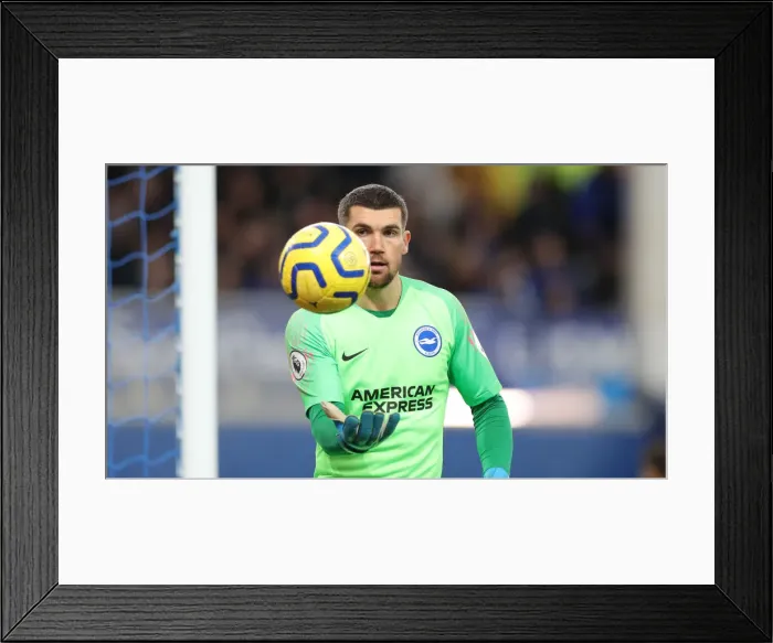 Framed Print : Intense Premier League Showdown: Everton vs. Brighton & Hove Albion at Goodison Park (11JAN20)