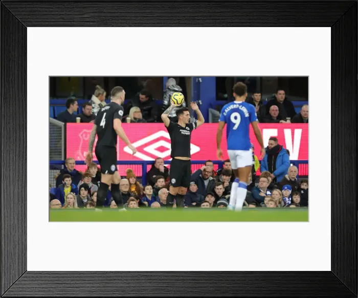 Framed Print : Intense Premier League Showdown: Everton vs. Brighton and Hove Albion at Goodison Park (11JAN20) Framed Print : Intense Premier League Showdown: Everton vs. Brighton and Hove Albion at Goodison Park (11JAN20)