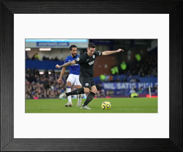 Framed Print : Eleventh January 2020: Premier League Battle - Everton vs. Brighton & Hove Albion at Goodison Park