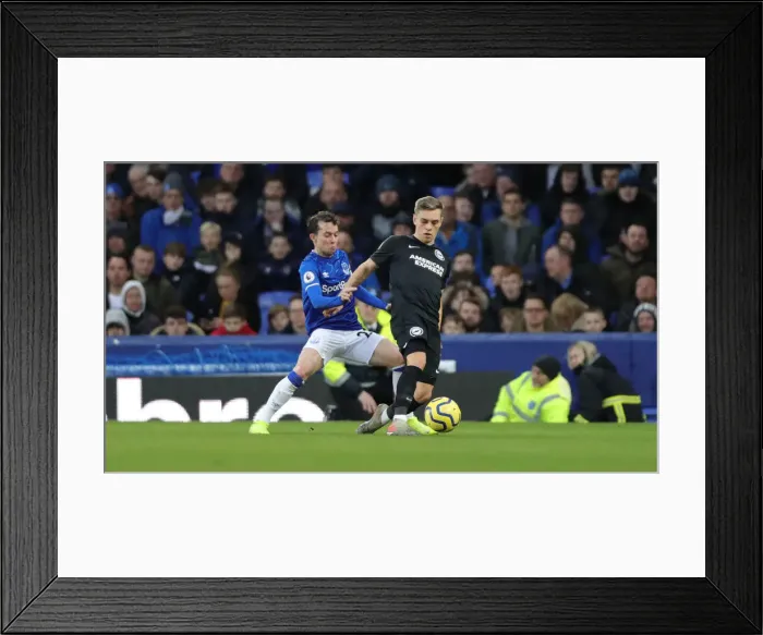 Framed Print : Intense Premier League Showdown: Everton vs. Brighton and Hove Albion at Goodison Park (11JAN20)