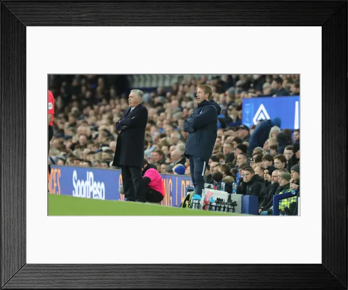 Framed Print : Intense Premier League Showdown: Everton vs. Brighton and Hove Albion at Goodison Park (11JAN20) Framed Print : Intense Premier League Showdown: Everton vs. Brighton and Hove Albion at Goodison Park (11JAN20)