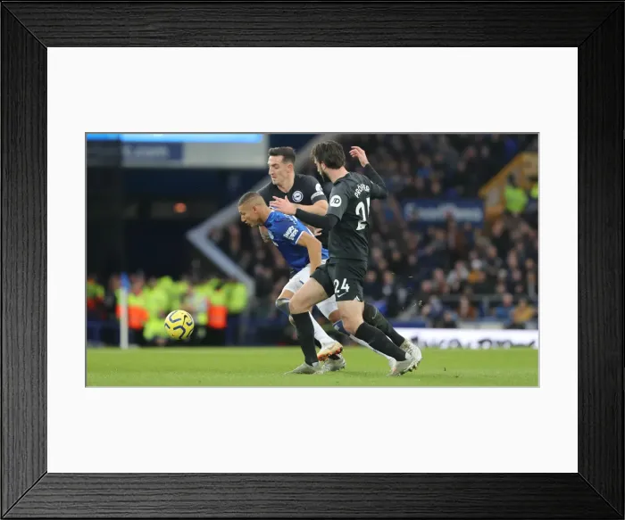Framed Print : Intense Premier League Showdown: Everton vs. Brighton and Hove Albion at Goodison Park (11JAN20) Framed Print : Intense Premier League Showdown: Everton vs. Brighton and Hove Albion at Goodison Park (11JAN20)