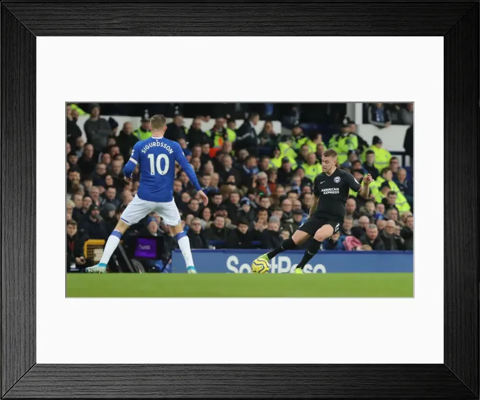 Framed Print : Intense Premier League Showdown: Everton vs. Brighton and Hove Albion at Goodison Park (11JAN20) Framed Print : Intense Premier League Showdown: Everton vs. Brighton and Hove Albion at Goodison Park (11JAN20)