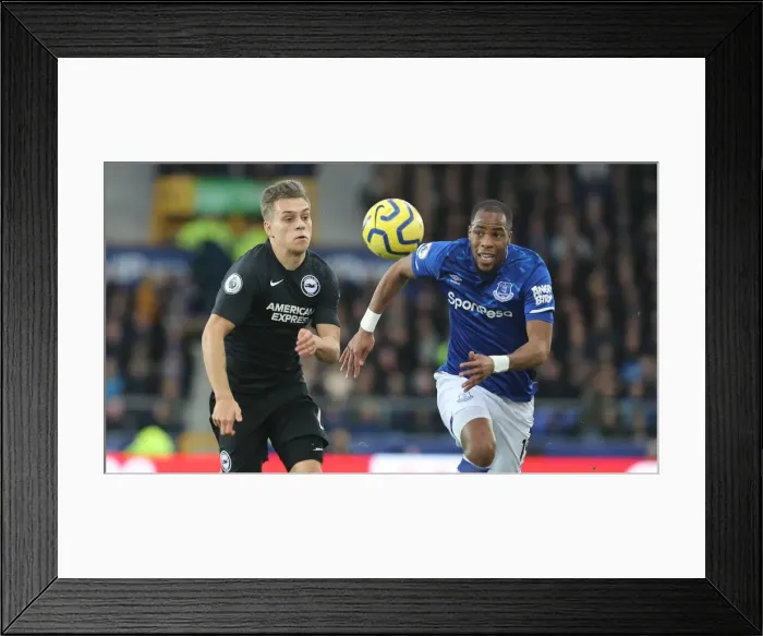 Framed Print : Intense Premier League Showdown: Everton vs. Brighton and Hove Albion at Goodison Park (11JAN20) Framed Print : Intense Premier League Showdown: Everton vs. Brighton and Hove Albion at Goodison Park (11JAN20)