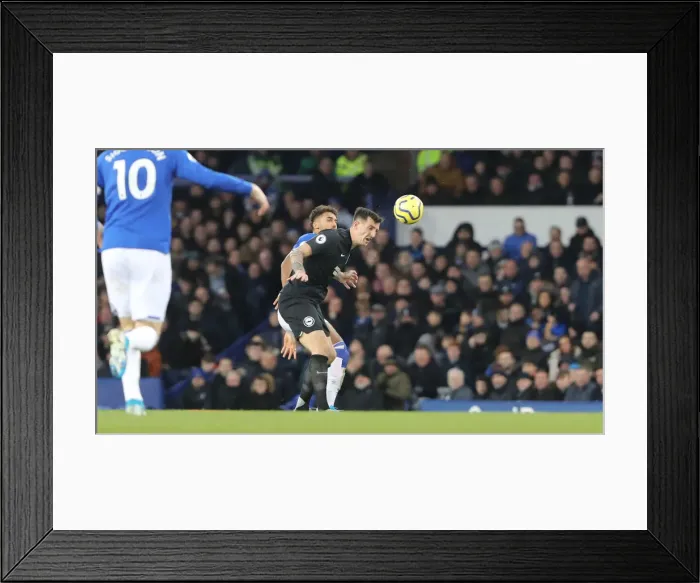 Framed Print : Intense Premier League Showdown: Everton vs. Brighton and Hove Albion at Goodison Park (11JAN20) Framed Print : Intense Premier League Showdown: Everton vs. Brighton and Hove Albion at Goodison Park (11JAN20)