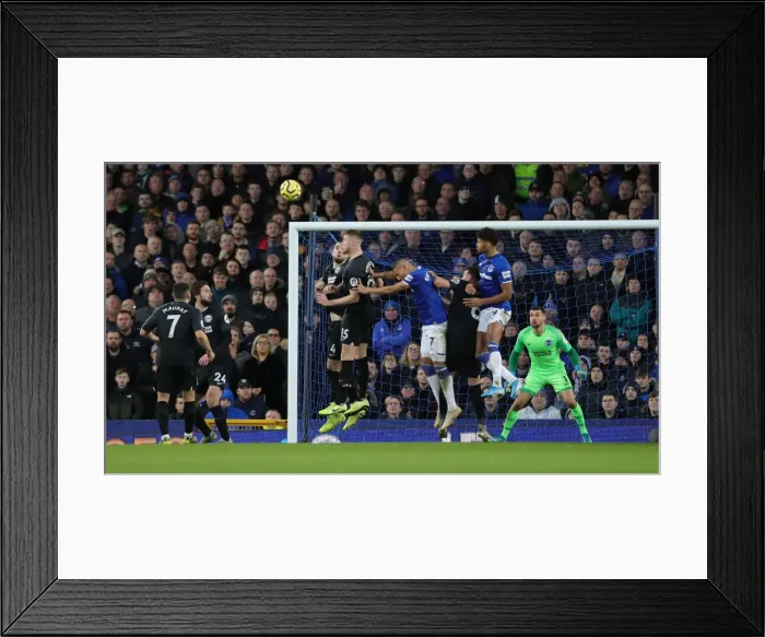 Framed Print : Intense Premier League Battle: Everton vs. Brighton and Hove Albion at Goodison Park (11Jan20) Framed Print : Intense Premier League Battle: Everton vs. Brighton and Hove Albion at Goodison Park (11Jan20)