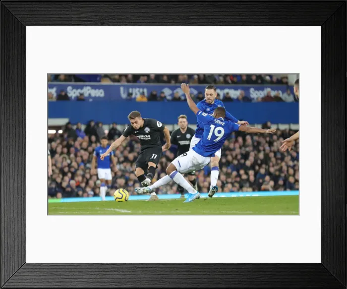 Framed Print : Intense Premier League Showdown: Everton vs. Brighton and Hove Albion at Goodison Park (11JAN20) Framed Print : Intense Premier League Showdown: Everton vs. Brighton and Hove Albion at Goodison Park (11JAN20)
