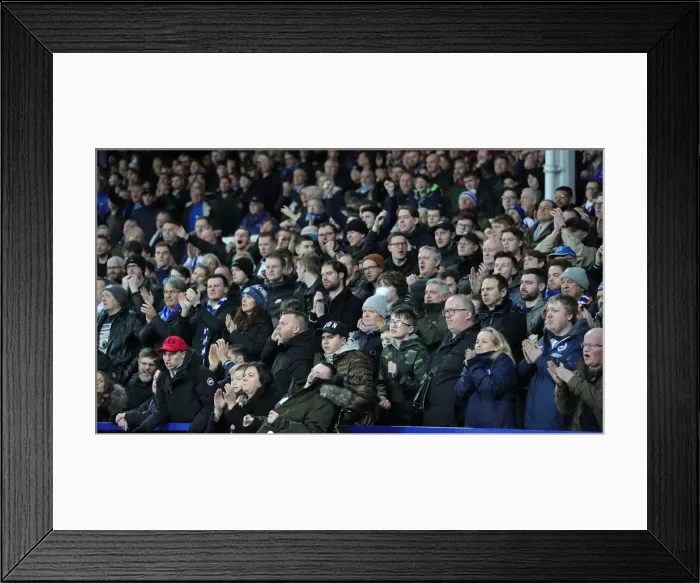 Framed Print : Premier League: Everton vs. Brighton & Hove Albion Clash at Goodison Park on 11Jan20 Framed Print : Premier League: Everton vs. Brighton & Hove Albion Clash at Goodison Park on 11Jan20