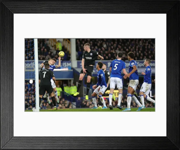Framed Print : Intense Premier League Showdown: Everton vs. Brighton and Hove Albion at Goodison Park (11JAN20) Framed Print : Intense Premier League Showdown: Everton vs. Brighton and Hove Albion at Goodison Park (11JAN20)