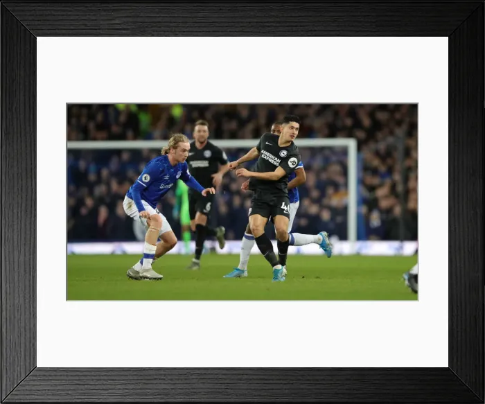 Framed Print : Intense Premier League Showdown: Everton vs. Brighton and Hove Albion at Goodison Park (11JAN20) Framed Print : Intense Premier League Showdown: Everton vs. Brighton and Hove Albion at Goodison Park (11JAN20)