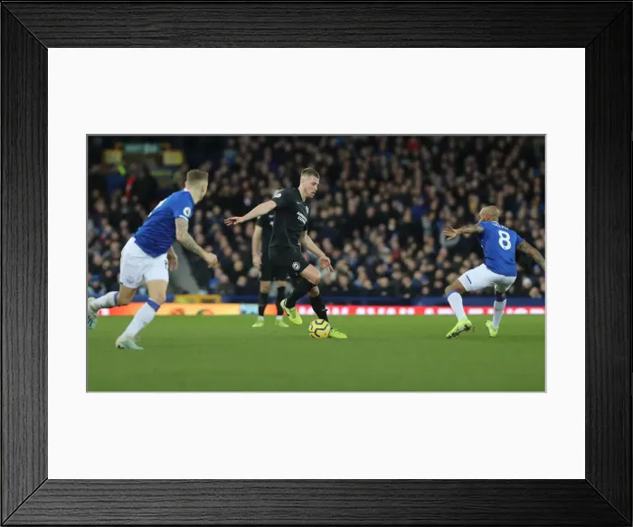 Framed Print : Premier League: Everton vs Brighton & Hove Albion Clash at Goodison Park on 11Jan20