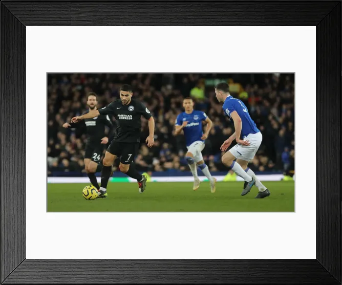 Framed Print : Intense Premier League Showdown: Everton vs. Brighton and Hove Albion at Goodison Park (11JAN20) Framed Print : Intense Premier League Showdown: Everton vs. Brighton and Hove Albion at Goodison Park (11JAN20)