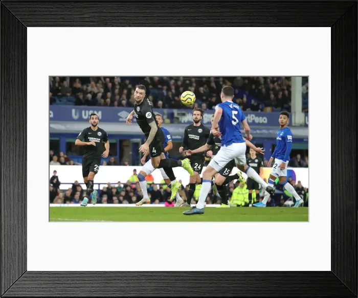 Framed Print : Intense Premier League Showdown: Everton vs. Brighton and Hove Albion at Goodison Park (11JAN20) Framed Print : Intense Premier League Showdown: Everton vs. Brighton and Hove Albion at Goodison Park (11JAN20)