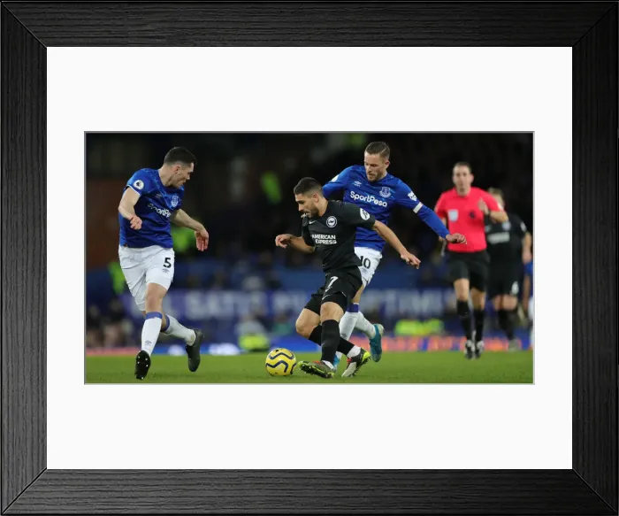 Framed Print : Intense Premier League Showdown: Everton vs. Brighton and Hove Albion at Goodison Park (11JAN20) Framed Print : Intense Premier League Showdown: Everton vs. Brighton and Hove Albion at Goodison Park (11JAN20)